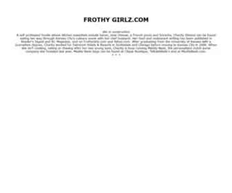 Frothygirlz.com(FROTHY GIRLZ) Screenshot