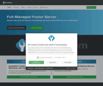 Froxlor.com(Cloud Hosting) Screenshot