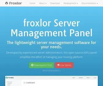 Froxlor.org(Froxlor: The server administration software for your needs. Lightweight and fast) Screenshot