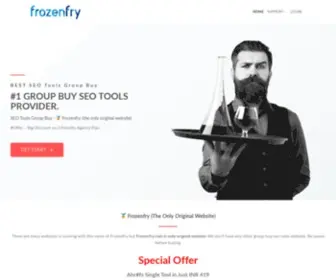 Frozenfry.com(Group Buy SEO Tools) Screenshot