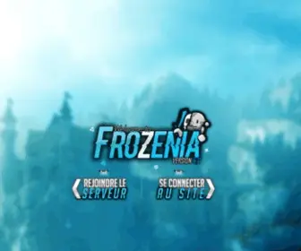 Frozenia.fr(Accueil) Screenshot