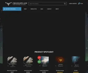 Frozenplain.com(Innovative music production software instruments and plug) Screenshot