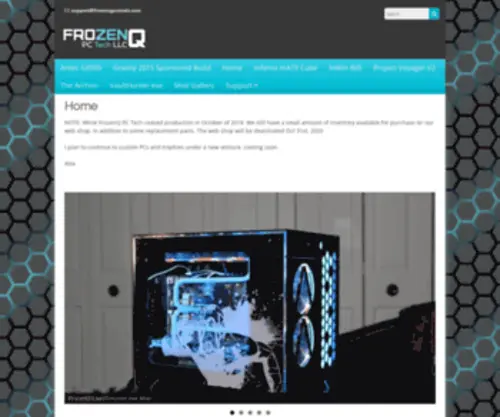 FrozenqPcmods.com(FrozenQ PC Mods) Screenshot