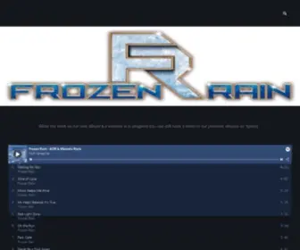 Frozenrain.be(While the work on our new album & a website) Screenshot