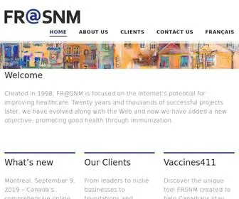 FRSNM.com(FRSNM is a specialty web agency) Screenshot