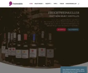 Fruchtweinkeller.de(Craft Wine selber Herstellen) Screenshot