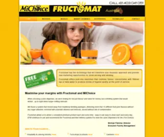 Fructomat.com.au(Drink Vending Machines) Screenshot