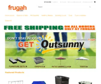 Frugah.com(Deals on Party Tents) Screenshot