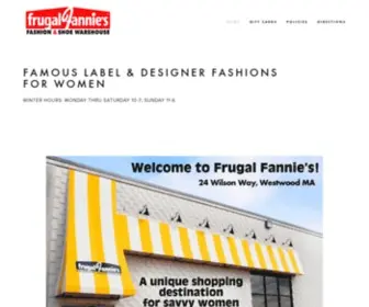 Frugalfannies.com(Frugal Fannie's) Screenshot