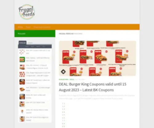 Frugalfeeds.nz(Frugal feeds nz) Screenshot