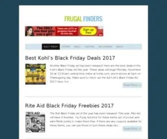 Frugalfinders.com(Minnesota Coupon Blog) Screenshot