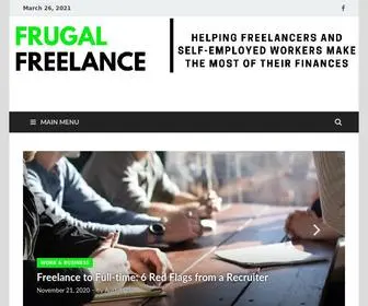 Frugalfreelance.com(Frugal Freelance) Screenshot