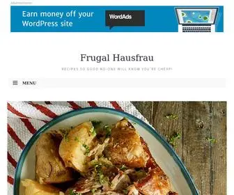 Frugalhausfrau.com(Frugal Hausfrau) Screenshot