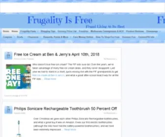 Frugalityisfree.com(Frugality Is Free) Screenshot