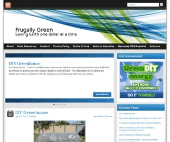 Frugallygreen.org(Diy greenhouse) Screenshot