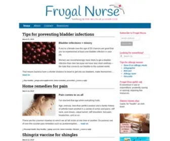 Frugalnurse.com(Frugal Nurse) Screenshot