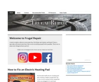 Frugalrepair.com(Frugal Repair) Screenshot