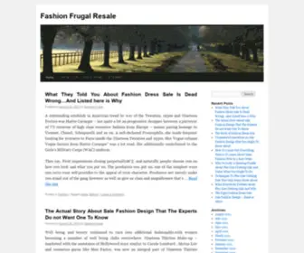 Frugalresale.com(Fashion Frugal Resale) Screenshot