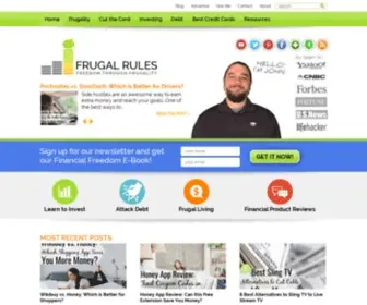 Frugalrules.com(Frugal Rules) Screenshot