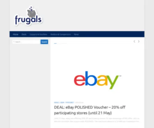 Frugals.com.au(frugals) Screenshot