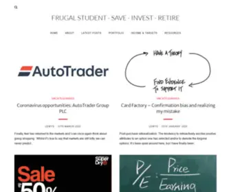 Frugalstudent.co.uk(Frugal Student) Screenshot