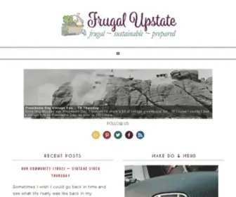 Frugalupstate.com(Frugal Upstate) Screenshot