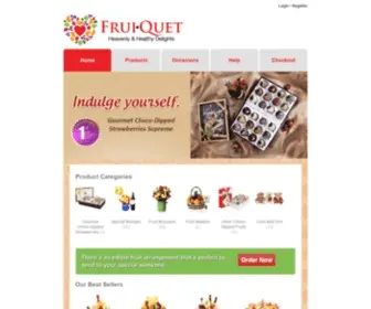 Fruiquet.com(The First & Only Fruit Bouquet Shop in the Philippines) Screenshot