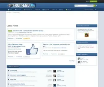 Fruit-Emu.com(Fruit-Emu Portal) Screenshot