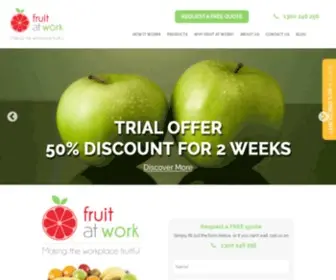 Fruitatwork.com.au(Fruit at Work) Screenshot