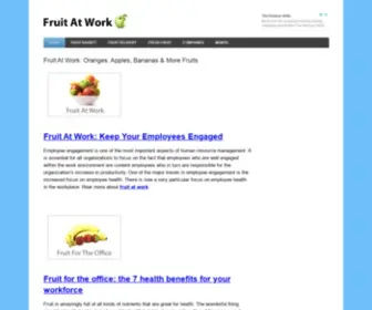 Fruitatwork.com(FRUIT AT WORK. Keep your employees engaged. Employee engagement) Screenshot