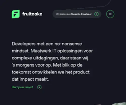 Fruitcakestudio.nl(Webdesign, web development en webshops) Screenshot