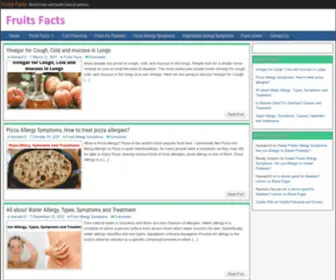 Fruitsfacts.com(Fruits Facts) Screenshot