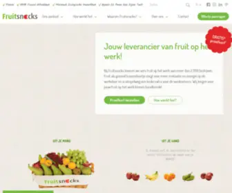 Fruitsnacks.be(Fruit op het werk van Fruitsnacks) Screenshot