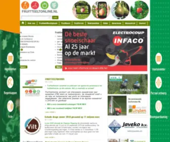 Fruitteeltonline.nl(Fruitteeltonline de website voor fruittelers in Nederland en Belgie) Screenshot