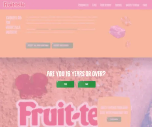 Fruittella.co.uk(Flavours from nature) Screenshot