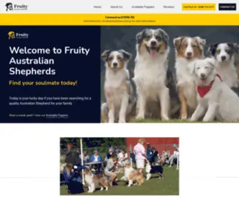 Fruityaustralianshepherds.com(Fruity Australian Shepherds Breeders) Screenshot