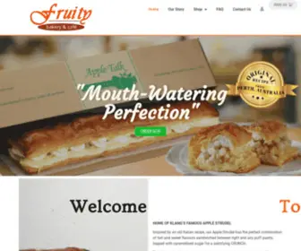 Fruitybakery.com(Home of Klang's Famous Apple Strudel) Screenshot