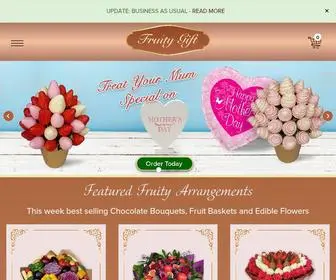 Fruitygift.co.uk(Fresh Fruit Flowers) Screenshot