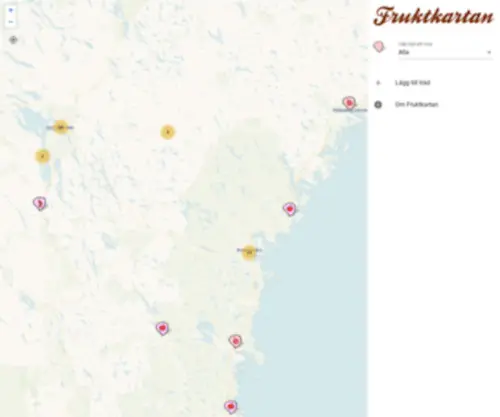 Fruktkartan.se(Fruktkartan) Screenshot