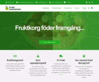 Fruktleveransen.se(Fruktkorgar och fruktpåsar med kvalitetsgaranti) Screenshot