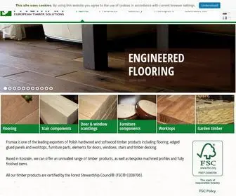 Frumax.com(European Timber Solutions) Screenshot