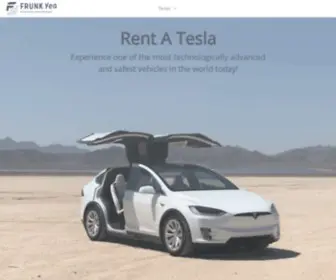 Frunkyea.com(Rent A Tesla) Screenshot