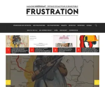 Frustrationmagazine.fr(Critique sociale pour le grand public) Screenshot