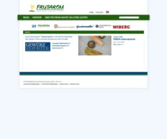 Frutaromsavory.com(Frutarom Savory) Screenshot