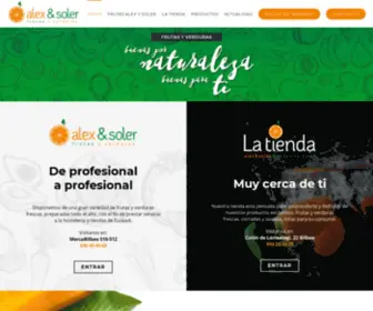 Frutasalexysoler.com(Frutas Alex&Soler) Screenshot