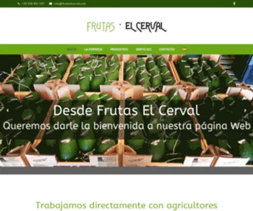 Frutaselcerval.com(Frutas El Cerval) Screenshot