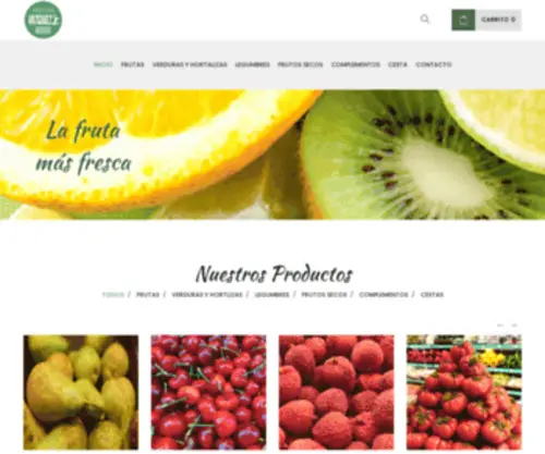 Frutasvazquez.com(Vázquez) Screenshot