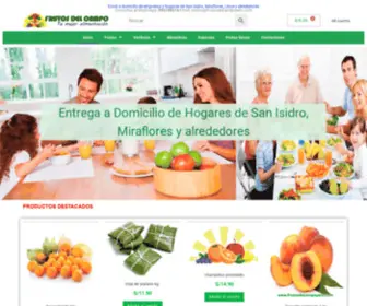 Frutosdelcampoperu.com(Delivery de Variedad de Frutas y Verduras de calidad en Lince) Screenshot