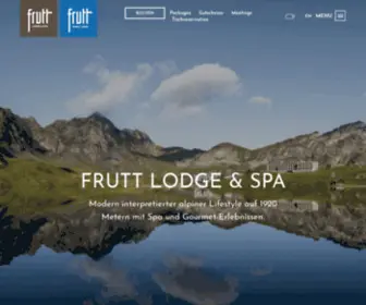 Fruttlodge.ch(Frutt Mountain Resort) Screenshot