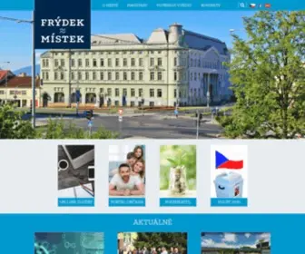 FRydekmistek.cz(Oficiální stránky statutárního města Frýdek) Screenshot